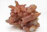 Tangerine Quartz Crystal Cluster - Brazil #212463-2